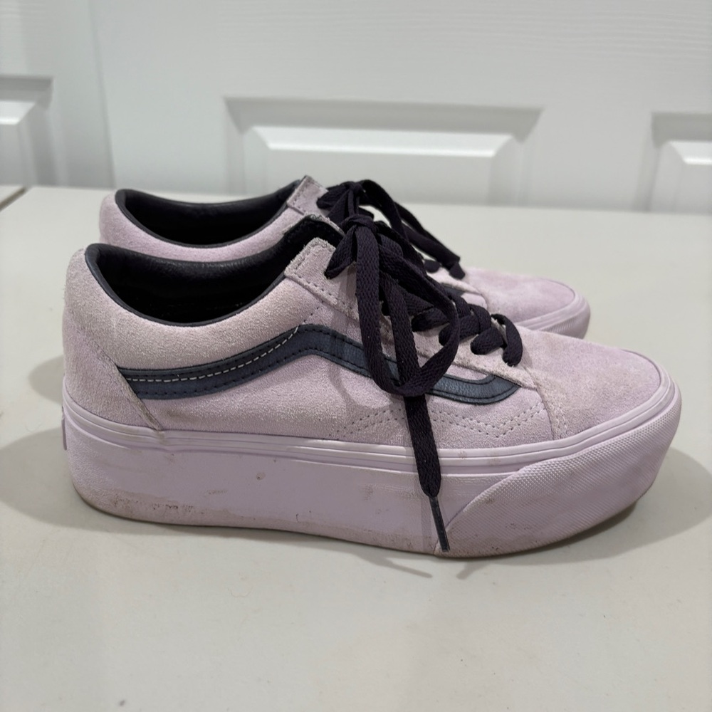 Platform Lavender Vans Old Skool